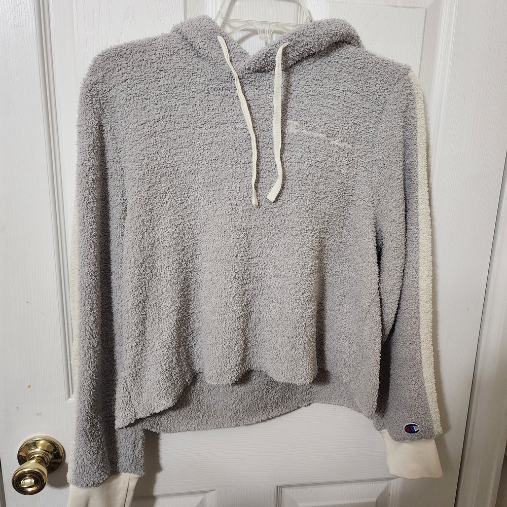 Champion Women's Gray Hoodie Size Large